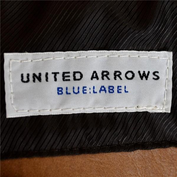 ユナイテッドアローズ UNITED ARROWS BLUE LABEL 3つボタン シングル レザージャケット L ブラウン 1222-204-0570 / 6TA013 | UNITED ARROWS BLUE LABEL | 03