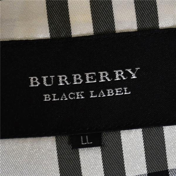 BURBERRY BLACK LABEL 銀釦 super100's 2つボタン シングル ジャケット XL ブラック 袖口4つ釦 春夏秋対応 BME51-800-29 / 6TA016 | BURBERRY BLACK LABEL | 03