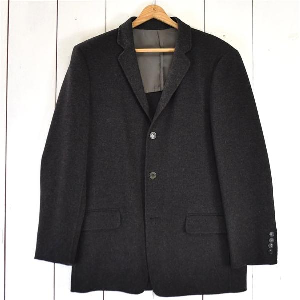 カルバンクライン Calvin Klein 3つボタン シングル ジャケット 34 / M ブラック 袖口4つ釦 本切羽 秋冬対応 3735-CBRCB-KA-0511 / 6TA021 | Calvin Klein