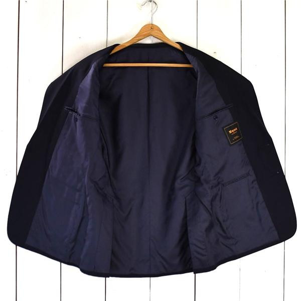 ケント Kent IN TRADITION 2つボタン シングル 金ボタン 紺ブレザー ジャケット 88A4 / S ダークネイビー 袖口4つ釦 KBW-30070 / 6TA022 | KENT | 01