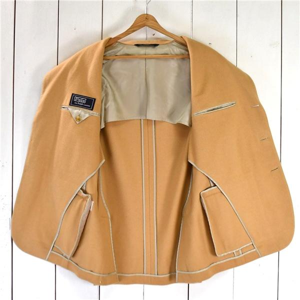 ラルフローレン POLO Ralph Lauren 3つボタン シングル ジャケット M ベージュ 袖口4つ釦 秋冬対応 日本製 BR-RL-NA-0550 / 6TA023 | POLO RALPH LAUREN | 01