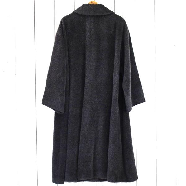 美品 レディース 伊製 アニオナ AGNONA MARTORA アルパカ混 3つボタンシングル 起毛 コート 42 / L グレー 秋冬対応 300240 / 6TA024 | AGNONA | 02