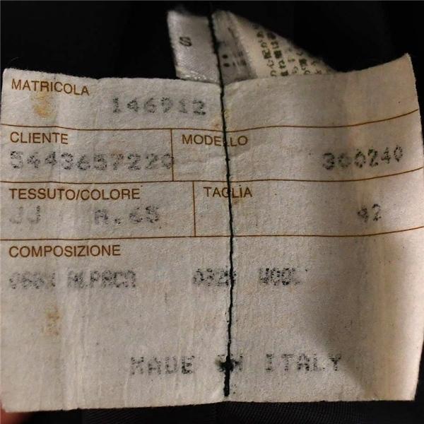 美品 レディース 伊製 アニオナ AGNONA MARTORA アルパカ混 3つボタンシングル 起毛 コート 42 / L グレー 秋冬対応 300240 / 6TA024 | AGNONA | 06