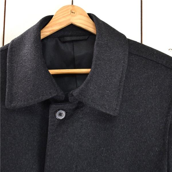 美品 ダーバン D'URBAN カシミヤ100％ 比翼仕立て 5つボタン シングル ハーフコート M ブラック 秋冬対応 L855970-98 / 6TA025 | D'URBAN | 03