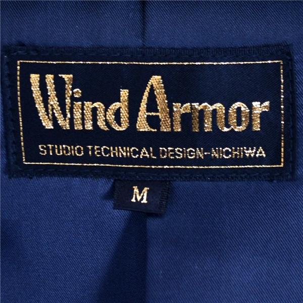 ウインドアーマー Wind Armor カシミヤ100％ 比翼仕立て 5つボタンシングル ステンカラーコート L ダークネイビー 秋冬対応 / 6TA028 | ブランド登録なし | 04