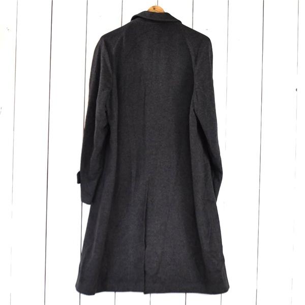 英国製 アクアスキュータム Aquascutum カシミヤ100％ 比翼仕立て 5つボタンシングル ステンカラーコート L ダークグレー / 6TA036 | Aquascutum | 02