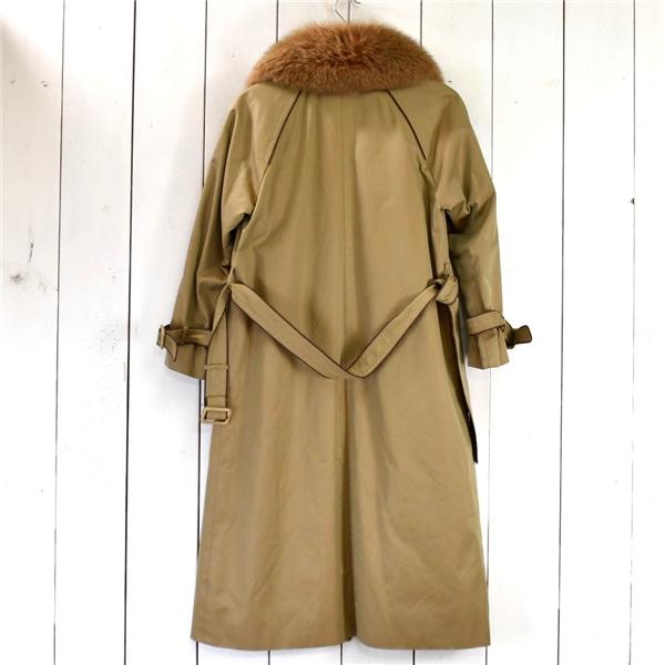 レディース) サンレース コットン100％ 取外し可能ライナー付 毛皮コート M ベージュ 腰ベルト 袖先ベルト 70-11117-8 / 6TA039 | ブランド登録なし | 02