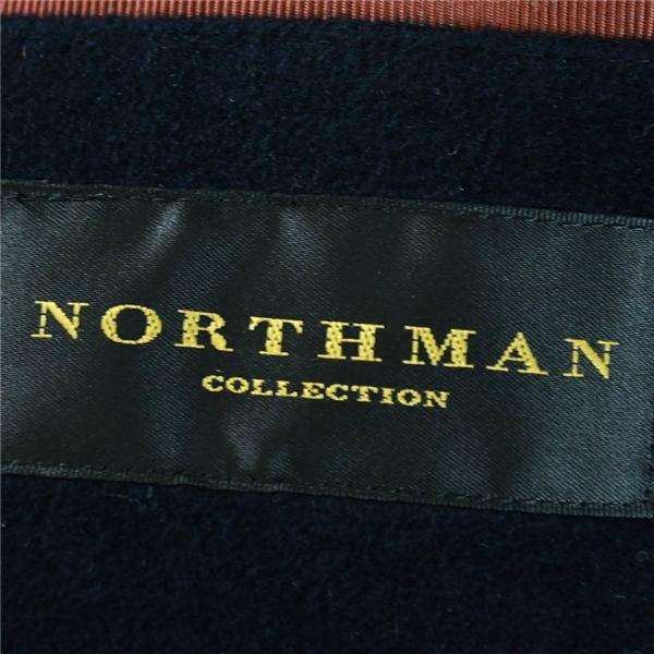 ノースマン NORTHMAN アンゴラ混 比翼仕立て 5つボタン シングル ステンカラーコート S ダークネイビー 秋冬対応 18410 / 6TA043 | ブランド登録なし | 04