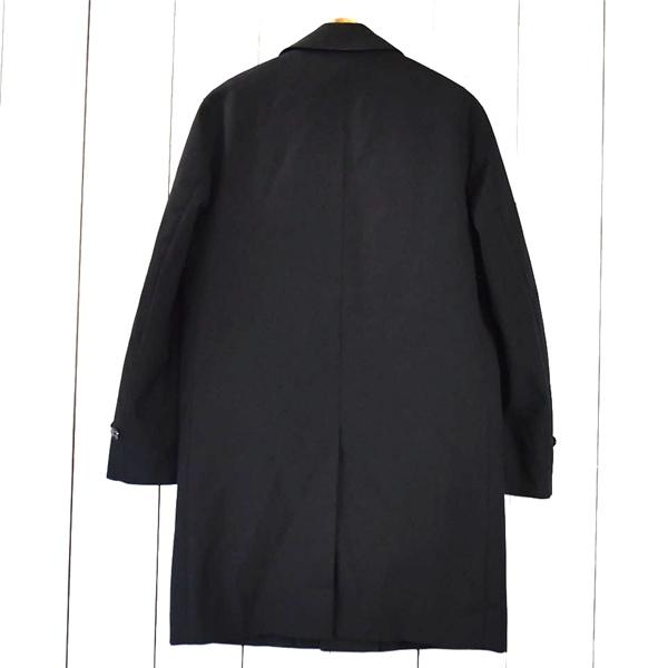 UNION STATION メンズビギ 比翼仕立て 4つボタン シングル ステンカラーコート L 黒 取外し可能中綿ライナー付 M0803FC-01 / 6TA044 | MEN'S BIGI | 02