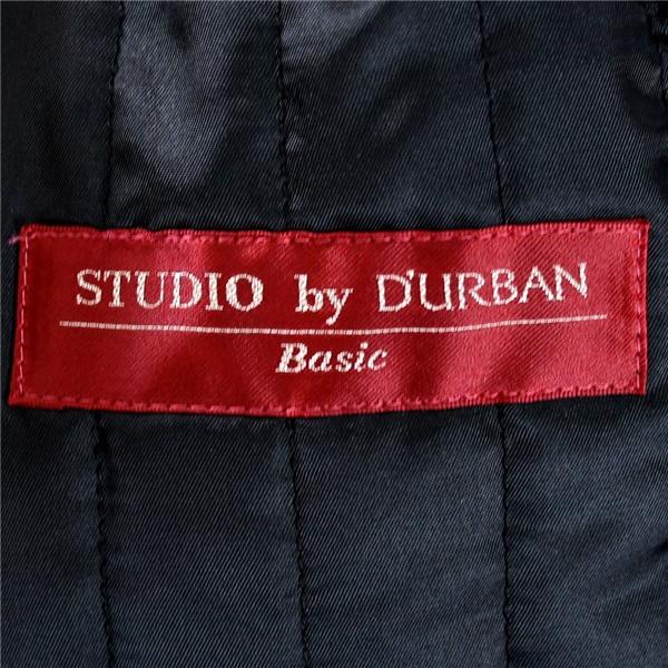 ダーバン STUDIO by D’URBAN 比翼仕立て 5つボタンシングル 取外し可能中綿ライナー付 ステンカラーコート 94A6 / L ブラック / 6TA047 | D'URBAN | 04