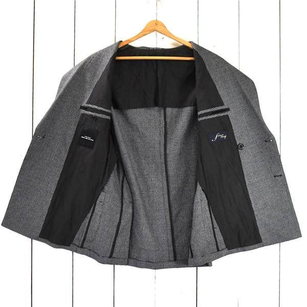 美品 GREEN LABEL RELAXING アローズ 6つボタン ダブル ジャケット 48 / L ダークグレー 千鳥格子 Sartoria Ring 3122-699-0956 / 6TA048 | green label relaxing | 01