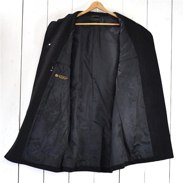 美品 ダーバン D'URBAN 伊製ロロピアーナ生地 比翼仕立て 5つボタンシングル ステンカラーコート M ブラック D550261-98-614 / 6TA056 | D'URBAN | 01