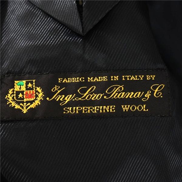 美品 ダーバン D'URBAN 伊製ロロピアーナ生地 比翼仕立て 5つボタンシングル ステンカラーコート M ブラック D550261-98-614 / 6TA056 | D'URBAN | 05