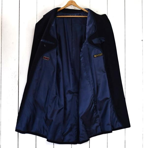 FUJII 伊製ロロピアーナ生地 カシミヤ100％ 比翼仕立て 4つボタンシングル ステンカラーコート 92A5 / M ダークネイビー 1380 / 6TA058 | Loro Piana | 01