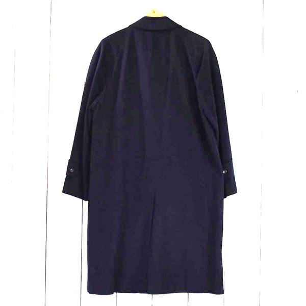 FUJII 伊製ロロピアーナ生地 カシミヤ100％ 比翼仕立て 4つボタンシングル ステンカラーコート 92A5 / M ダークネイビー 1380 / 6TA058 | Loro Piana | 02