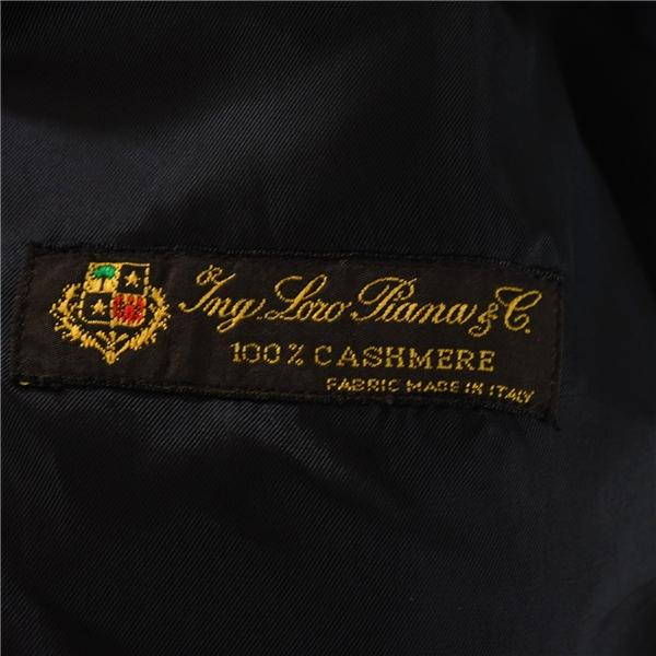 VITTORIO VENETO 伊製ロロピアーナ生地 カシミヤ100％ 比翼仕立て 5つボタンシングル コート L6 / XXL ブラック 6027756 / 6TA059 | Loro Piana | 04