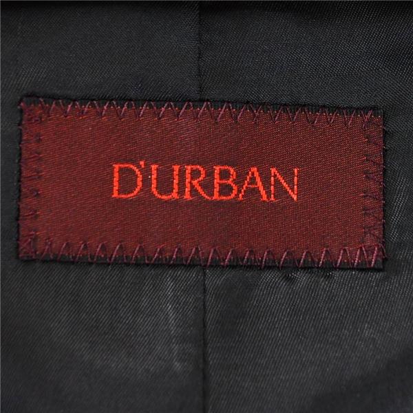 ダーバン D'URBAN 比翼仕立て 5つボタンシングル 取外し可能ライナー付 コート M ブラック 腰ベルト付 日本製 レナウン E550334 / 6TA060 | D'URBAN | 04