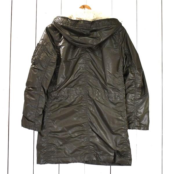 レディース）ユニクロ UNIQLO フード付 中綿ミリタリージャケットコート M カーキ フルジップアップ フード起毛 215-066862 / 6TA062 | ユニクロ | 02