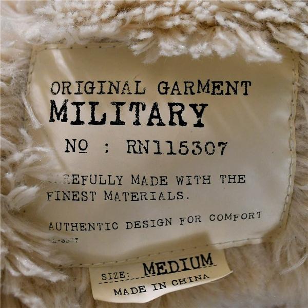 レディース）ユニクロ UNIQLO フード付 中綿ミリタリージャケットコート M カーキ フルジップアップ フード起毛 215-066862 / 6TA062 | ユニクロ | 04