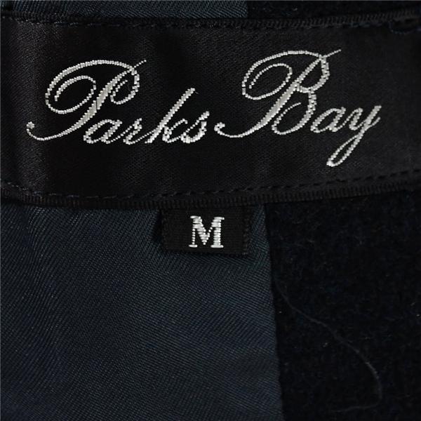 Parks Bay アンゴラ混 比翼仕立て 4つボタンシングル ウールステンカラーコート M ブラック 日本製 アリエス JSY700A / 6TA067 | ブランド登録なし | 04