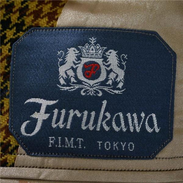 ドーメル DORMEUIL 2つボタン シングル ツイード ジャケット L キャメル ガンクラブチェック 袖口3つ釦 秋冬対応 Furukawa / 6TB004 | DORMEUIL | 03