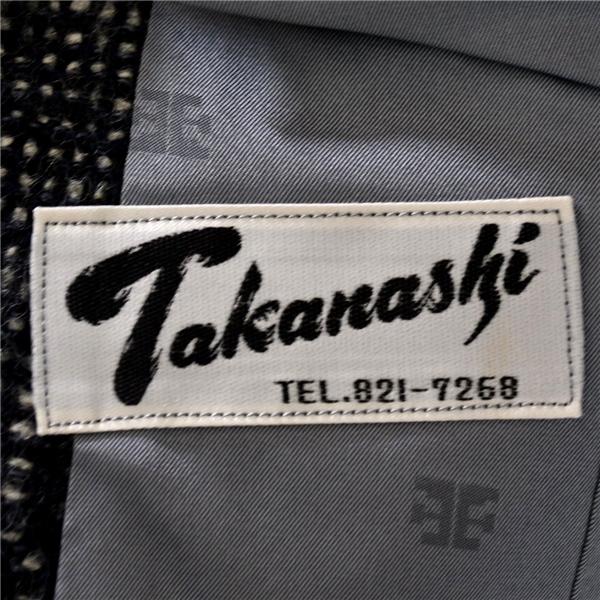 ドーメル DORMEUIL 2つボタン シングル ツイード ジャケット L ダークネイビーベース 袖口3つ釦 秋冬対応 Takanashi / 6TB007 | DORMEUIL | 03
