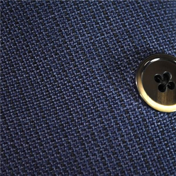 伊製 ラルディーニ LARDINI コットン混 4つボタン ダブル ジャケット 46 / S 濃紺 袖口4つ釦 本切羽 春秋対応 PL316AQ-11 / 6TB011 | LARDINI | 02