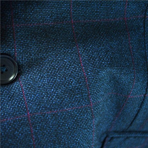 GREEN LABEL RELAXING 伊製カノニコ生地 3つボタン シングル 段返り ジャケット 44 / M 濃紺 ウインドペン 3122-110-0960 6TB013 | green label relaxing | 02