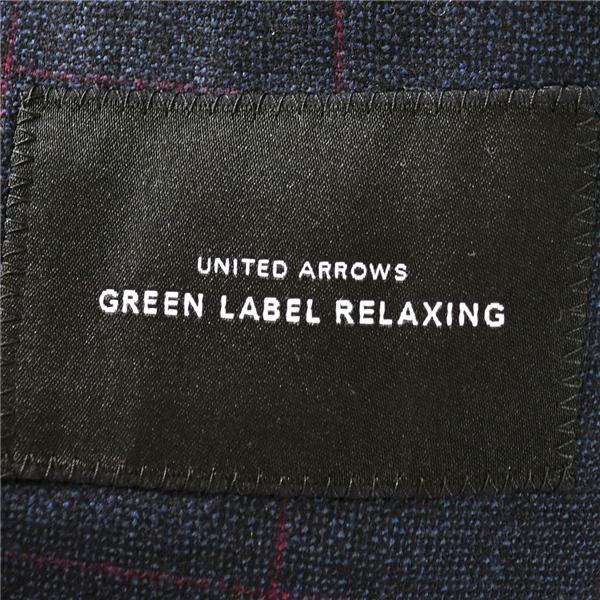 GREEN LABEL RELAXING 伊製カノニコ生地 3つボタン シングル 段返り ジャケット 44 / M 濃紺 ウインドペン 3122-110-0960 6TB013 | green label relaxing | 03