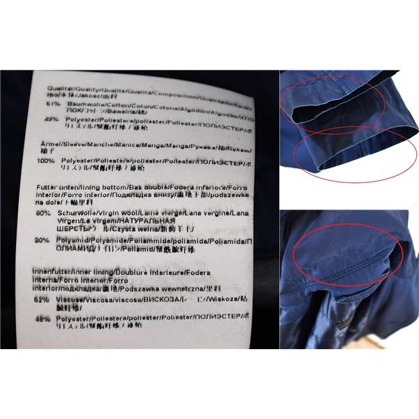 ヒューゴボス BOSS コットン混 4つボタンシングル コート 50 / XL ダークネイビー 総裏地仕上げ 秋冬対応 50321804 / 6TB017 | HUGO BOSS | 05