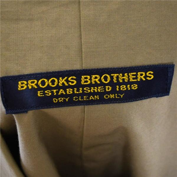 ブルックスブラザーズ BROOKS BROTHERS 比翼仕立て 5つボタンシングル ステンカラーコート L グレージュ 背抜き 春秋対応 / 6TB018 | BROOKS BROTHERS | 04