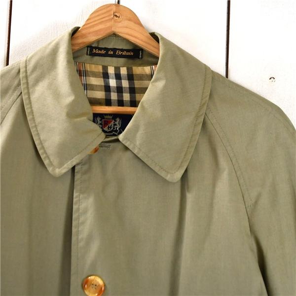 英国製 ROBERT HIRST サビルロウ Savile Row コットン混 5つボタンシングル ステンカラーコート XL ライトカーキ 春秋対応 / 6TB019 | ブランド登録なし | 03