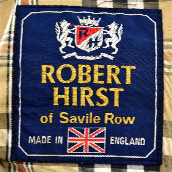 英国製 ROBERT HIRST サビルロウ Savile Row コットン混 5つボタンシングル ステンカラーコート XL ライトカーキ 春秋対応 / 6TB019 | ブランド登録なし | 04