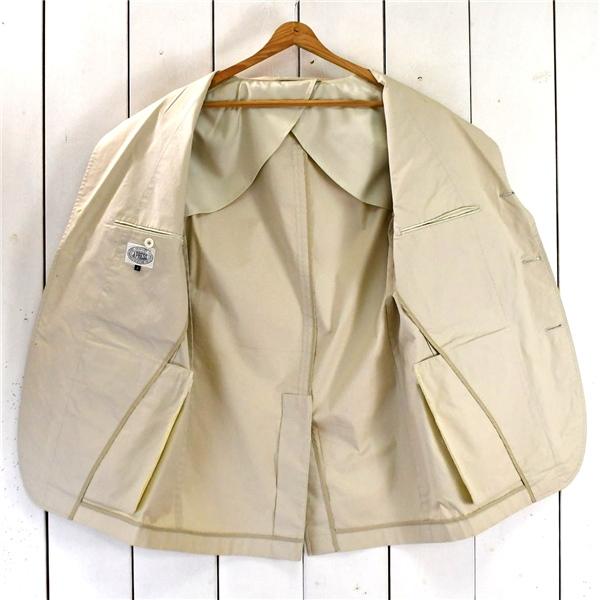 Jプレス J.PRESS 3つボタン シングル 段返り コットン ジャケット L ベージュ 袖口2つ釦 春夏対応 日本製 021-5-JK-OV-GM-7214 / 6TB026 | J.PRESS | 01