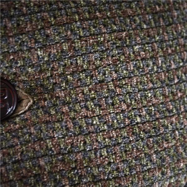 ダックス DAKS 2つボタン シングル ジャケット 94ABL4 / M カーキブラウン チェック 袖口3つ釦 秋冬対応 日本製 P-DW-253HP5 / 6TB028 | DAKS | 02