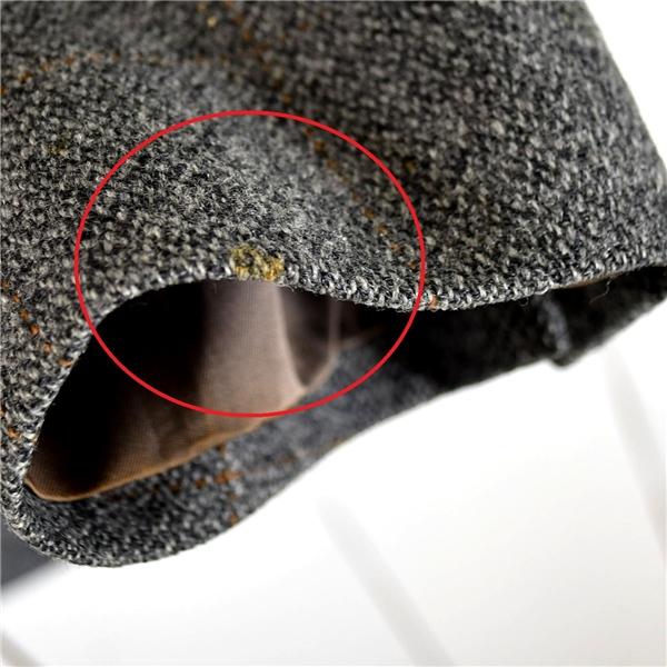 ブルックスブラザーズ BROOKS BROTHERS くるみボタン 2つボタン シングル ツイードジャケット L グレー 袖口3つ釦 17082-42 / 6TB030 | BROOKS BROTHERS | 06