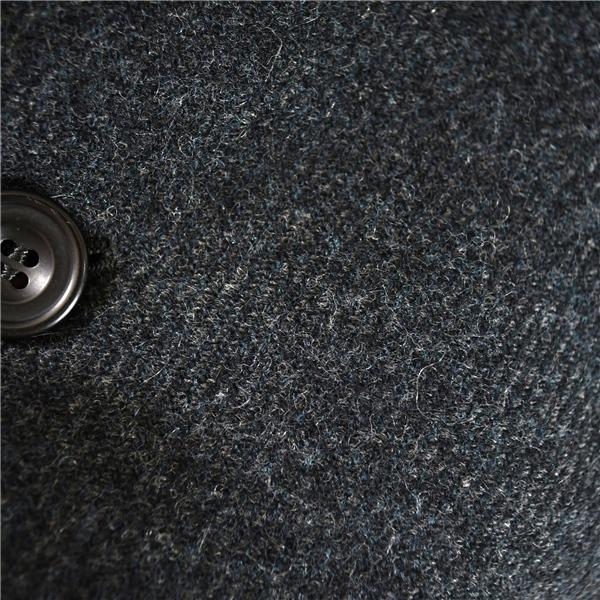 ダックス DAKS アルパカ混 モヘヤ混 2つボタン シングル ジャケット 94AB4 / M チャコールグレー 袖口3つ釦 日本製 E-DN-335CP / 6TB031 | DAKS | 02