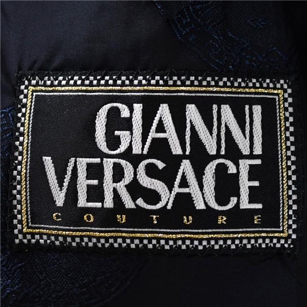 ジャンニヴェルサーチ GIANNI VERSACE 5つボタン シングル ジャケット 46R / XL ブラック 袖口1つ釦 春秋対応 ベルサーチ / 6TC001 | GIANNI VERSACE | 03