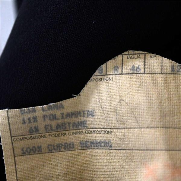 ジャンニヴェルサーチ GIANNI VERSACE 5つボタン シングル ジャケット 46R / XL ブラック 袖口1つ釦 春秋対応 ベルサーチ / 6TC001 | GIANNI VERSACE | 04