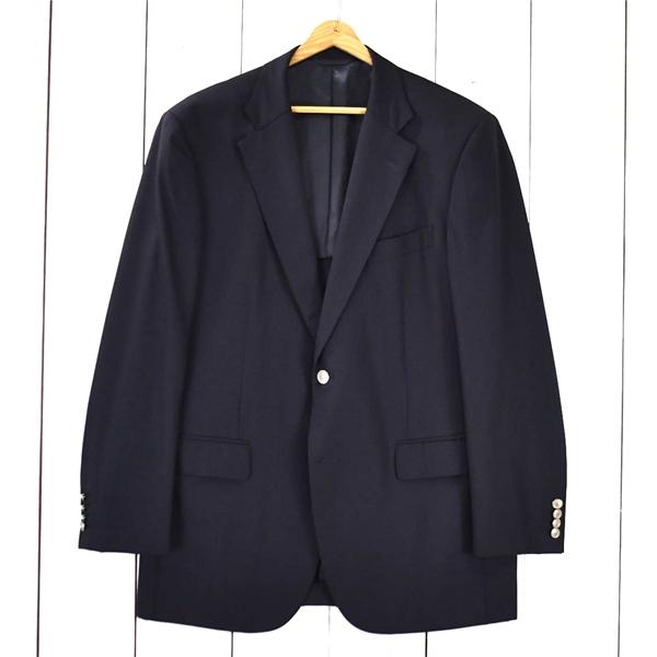 ニューヨーカー LIMITED EDITION 2つボタン シングル ジャケット XL ダークネイビー 袖口4つ釦 春夏対応 L088000426 / 6TC003 | NEWYORKER