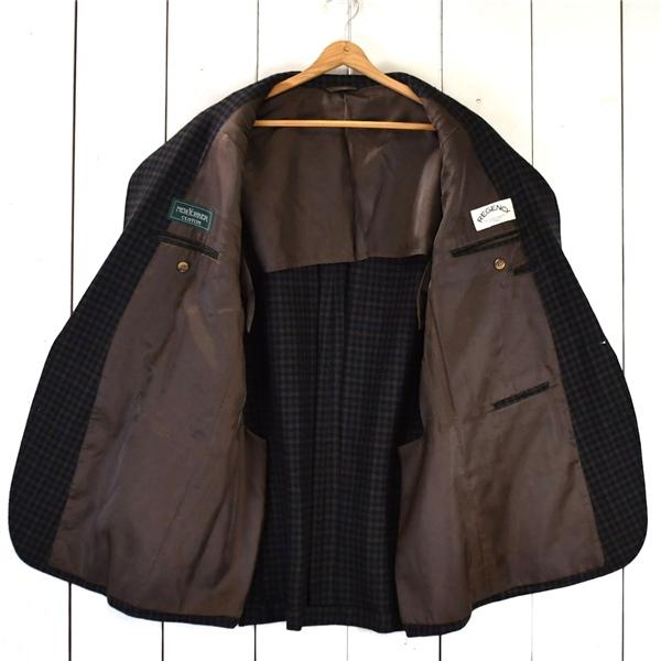 REGENCY ニューヨーカー 2つボタン シングル ジャケット 108BE9 / XL ダークブラウン オーバーチェック 袖口3つ釦 030416 / 6TC004 | NEWYORKER | 01