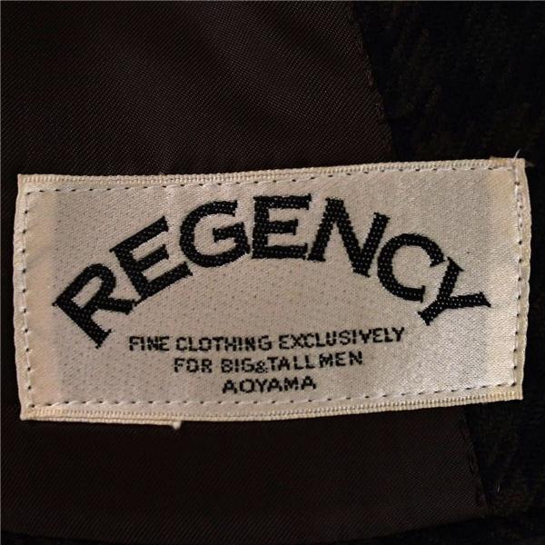 REGENCY ニューヨーカー 2つボタン シングル ジャケット 108BE9 / XL ダークブラウン オーバーチェック 袖口3つ釦 030416 / 6TC004 | NEWYORKER | 03