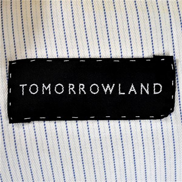 TOMORROWLAND カシミヤ混 3つボタン シングル 段返り ジャケット 48 / L ダークグレー 袖口3つ釦 本切羽 61-07-85-07102 / 6TC006 | TOMORROWLAND | 03