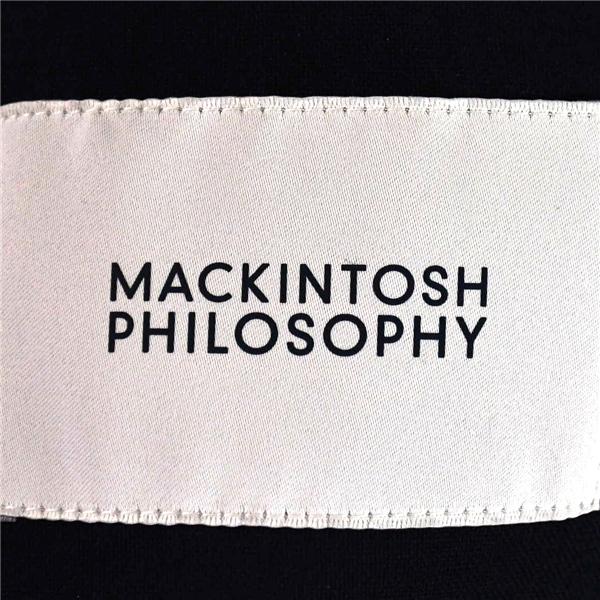 新品同様 美品 マッキントッシュフィロソフィー 麻リネン混 2つボタン シングル ジャケット 42R / L ネイビーグレー H1E45-533-28 / 6TC007 | MACKINTOSH PHILOSOPHY | 03