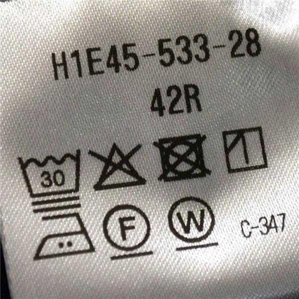 新品同様 美品 マッキントッシュフィロソフィー 麻リネン混 2つボタン シングル ジャケット 42R / L ネイビーグレー H1E45-533-28 / 6TC007 | MACKINTOSH PHILOSOPHY | 05