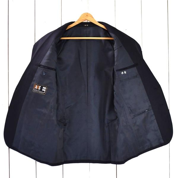 ダックス DAKS 2つボタン シングル 金ボタン 紺ブレザー ジャケット 94AB4 / M ダークネイビー 袖口3つ釦 日本製 RFW700AP / 6TC012 | DAKS | 01
