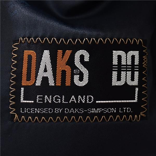 ダックス DAKS 2つボタン シングル 金ボタン 紺ブレザー ジャケット 94AB4 / M ダークネイビー 袖口3つ釦 日本製 RFW700AP / 6TC012 | DAKS | 03