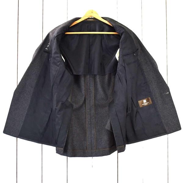 ジバンシー GIVENCHY 銀ボタン 6つボタン ダブル ジャケット M ダークグレー 袖口4つ釦 背抜き 秋冬対応 X28307B / 6TC015 | GIVENCHY | 01
