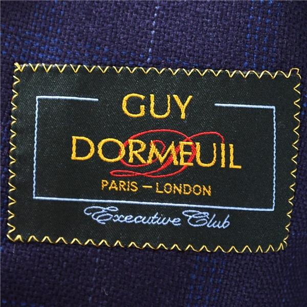 美品 サビルロウ Savile Row ドーメル生地 2つボタン シングル ジャケット 96-AB5 / L 濃紺 オーバーチェック 袖口4つ釦 365000 / 6TC020 | ブランド登録なし | 04