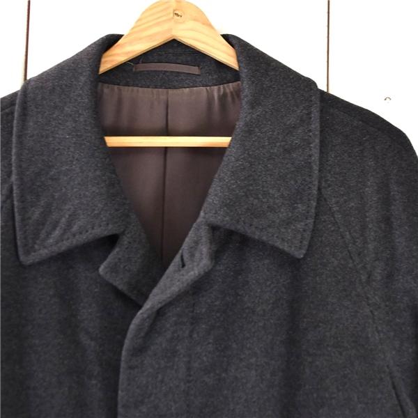 ステファノランディ Stefano Landi カシミヤ100％ 比翼仕立て 5つボタン シングル コート L ダークグレー 秋冬対応 15060 / 6TC023 | ブランド登録なし | 03